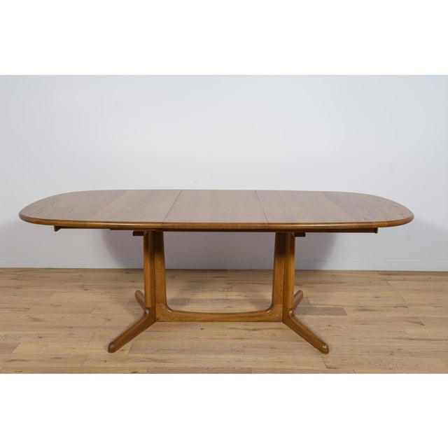 Mid-Century Oak Extendable Table by N. O. Møller for Gudme Furniture Factory, Denmark, 1970s For Sale - Image 12 of 18