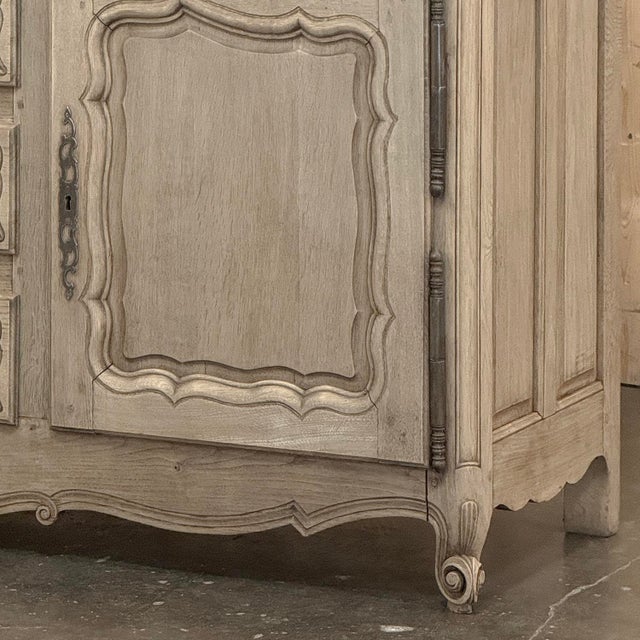 Ecru 19th Century Country French Stripped Buffet With Original Hardware For Sale - Image 8 of 18