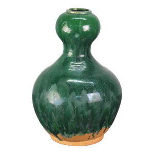 Green Gourd Shape Vase