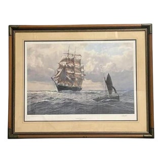 J. Steven Dews, The Tweed in the Channel Campaign, 1875, Limited Print, Framed For Sale