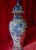 18th Century 24" Shishi Qilin Blue and White Temple Urn Tribute - 24" For Sale - Image 11 of 18