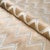SAMPLE - Schumacher Chevron Velvet Fabric In Gold For Sale