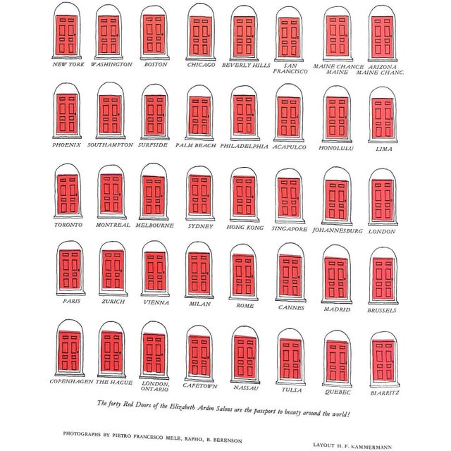 "Elizabeth Arden Around the World" 1970 Mele, Pietro Francesco For Sale - Image 12 of 18