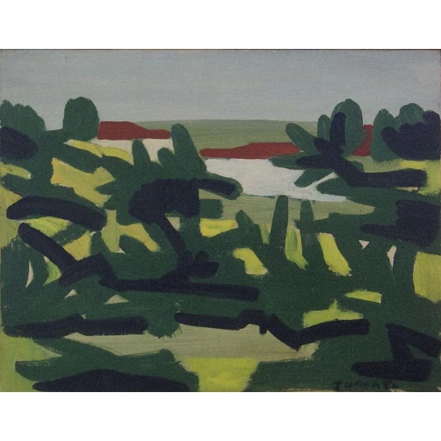 Signed lower right: Turcato. Includes contemporary wooden frame. One of the earliest examples of the artist’s evolution...