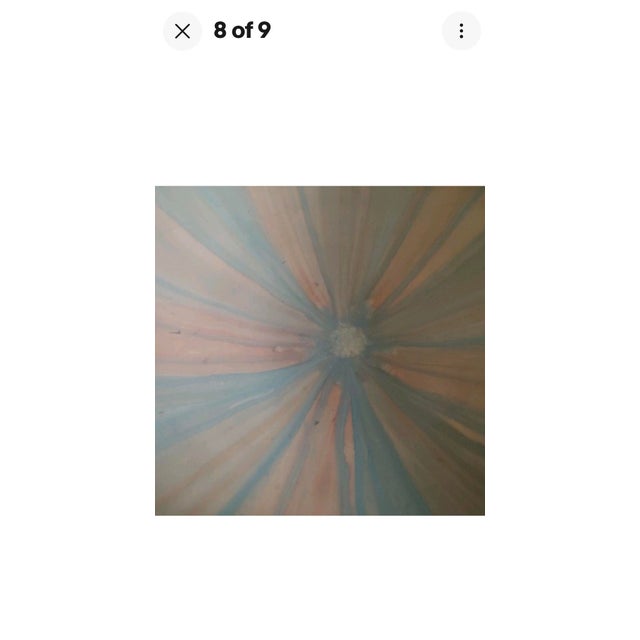 1980s Decorative Bowl Hand Painted for Display Pastel Colors by Collections 85 Inc For Sale - Image 5 of 9