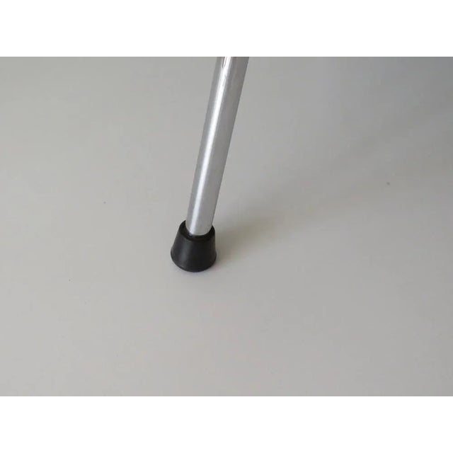 Modernist Armchair in Chrome and Skai, Belgium, 1960s For Sale - Image 9 of 12