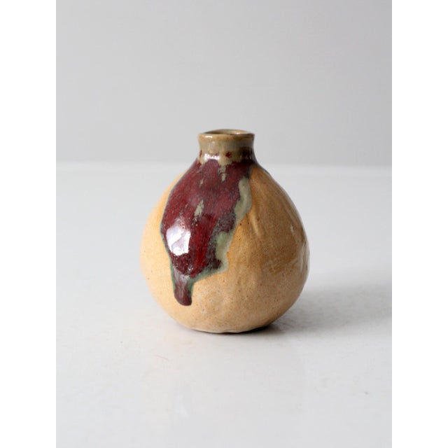 Vintage Studio Pottery Bud Vase For Sale - Image 10 of 10