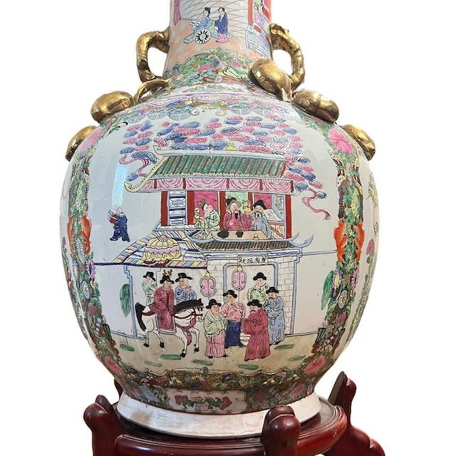 Early 20th Century Chinese Da Qing Qianlong Nian Zhi Large Porcelain