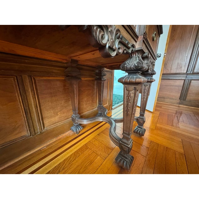 Stone Early 20th Century Rockford Republic Furniture Co Server Buffet For Sale - Image 7 of 12