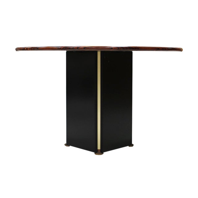 1970s Mid-Century Modern Mod Artona Table in Wood and Leather by Afra & Tobia Scarpa for Maxalto, 1970s For Sale - Image 5 of 12
