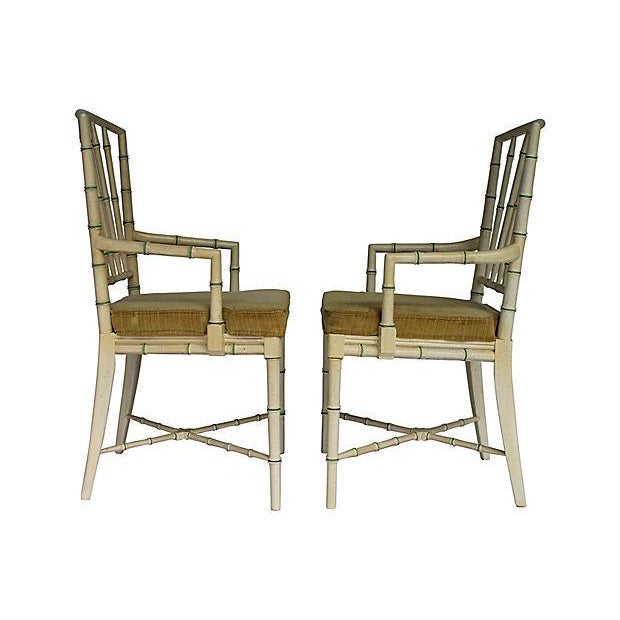 FauxBamboo Drexel Dining Chairs Set of 6 Chairish