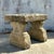 Vintage Boho 1920s Cardinal House Celtic Cross Stone Console Table For Sale In West Palm - Image 6 of 11