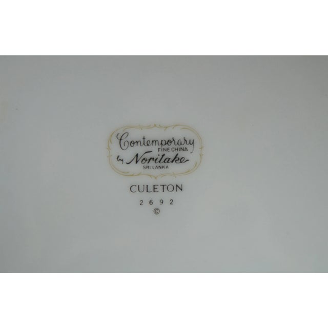 Vintage Japanese Noritake Sri Lanka Culeton 2692 Floral China Dinner Set- 86 Pieces For Sale - Image 11 of 13
