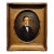 George Linen -Cabinet Portrait of a Young Scottish-19th Century Oil Painting For Sale