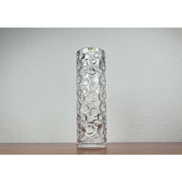 Mid-Century Modern Space Age Bubble Glass Vase by Wilhelm Braun-Feldweg for Hirschberg, Germany, 1960s For Sale - Image 16 of 16