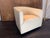 Mid-Century Modern Rh 1950s Italian Shelter Arm Leather Chair | Classic Depth | Italian Veneto | Ivory For Sale - Image 3 of 18