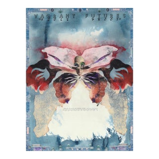 "Vagrant Futures" Satirical Bond Paperwork Collage by Mickey "Kano" Kane For Sale