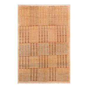 1990s 1990s Boheiman Gabbeh Tan/Brown Wool Rug - 6'0" X 8'6"