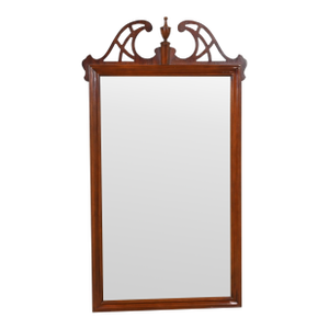 Drexel Heritage Georgian Carved Mahogany Wall Mirror