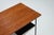 Black Sidet Table with Teak Top and Black and White Storage Shelves, 1960s For Sale - Image 8 of 12