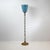 1930s Blue Murano Glass Floor Lamp with Brass Base by Tomaso Buzzi, 1935 For Sale - Image 5 of 5