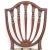 Early 20th Century Set of 12 English Mahogany Hepplewhite Style Carved Back Dining Chairs For Sale - Image 4 of 6