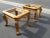Brown Vintage Carved Wood End Tables - a Pair For Sale - Image 8 of 10