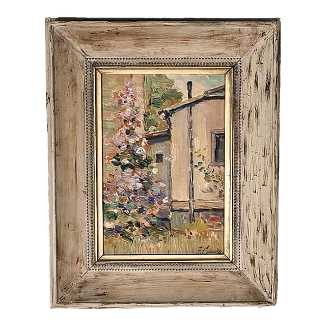 Early 20th Century Impressionist Oil Painting For Sale