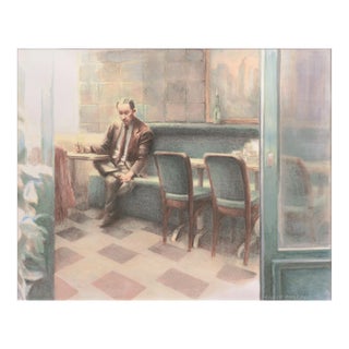 'Cafe' by Marie Pascal, Woman Artist, École Nationale Supérieure Des Arts Décoratifs, Berkeley For Sale