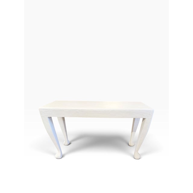 Mr Brown London Pablo White Console Table.