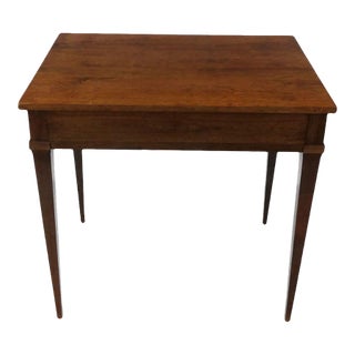 Regency Style Mahogany Desk or Side Table With Single Drawer For Sale