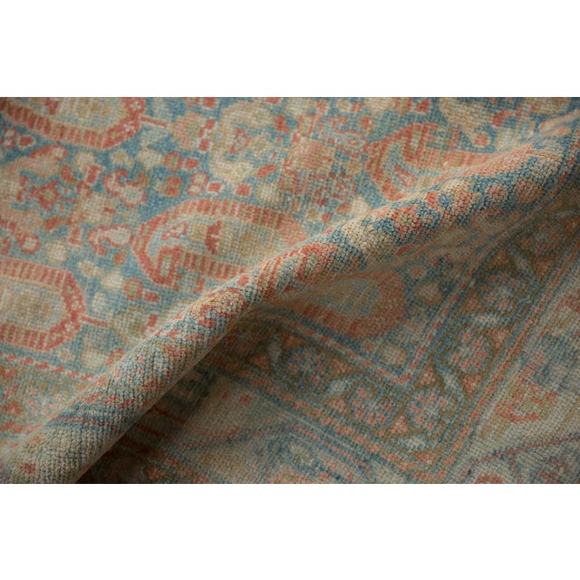 Shabby Chic Vintage Distressed Serbend Rug - 4'2" x 6'6" For Sale - Image 3 of 12