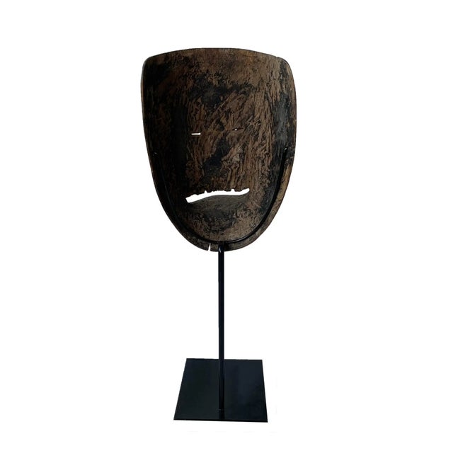 20th Century Hand-Carved Wood Javanese ‘Wayang Topeng’ Theatre Mask, Indonesia For Sale - Image 4 of 4