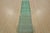 Tabriz Runner 1’11” X 10’9” Green Wool Vintage Overdyed Hand-Knotted Rug For Sale - Image 11 of 12