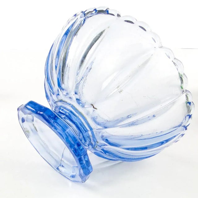 Footed Ring Bowl from Ząbkowice Glassworks, 1950s For Sale - Image 6 of 9