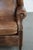 Brown Vintage Club Chair in Sheepskin Leather For Sale - Image 8 of 18