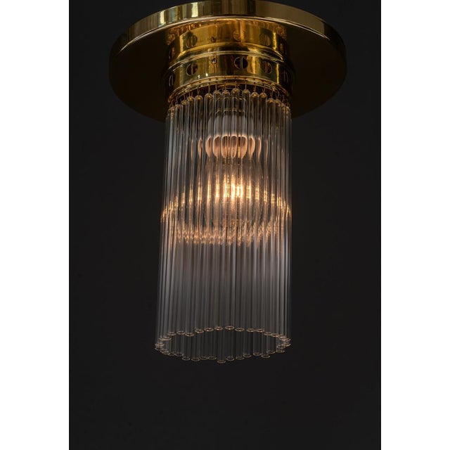 Art Deco Ceiling Lamps with Glass Sticks, 1920s, Set of 2 For Sale - Image 3 of 14