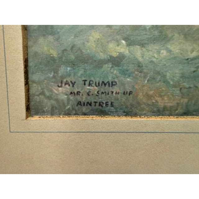 Wood Mid 20th Century Framed Print of Racehorse Jay Trump by Richard Stone Reeves For Sale - Image 7 of 12