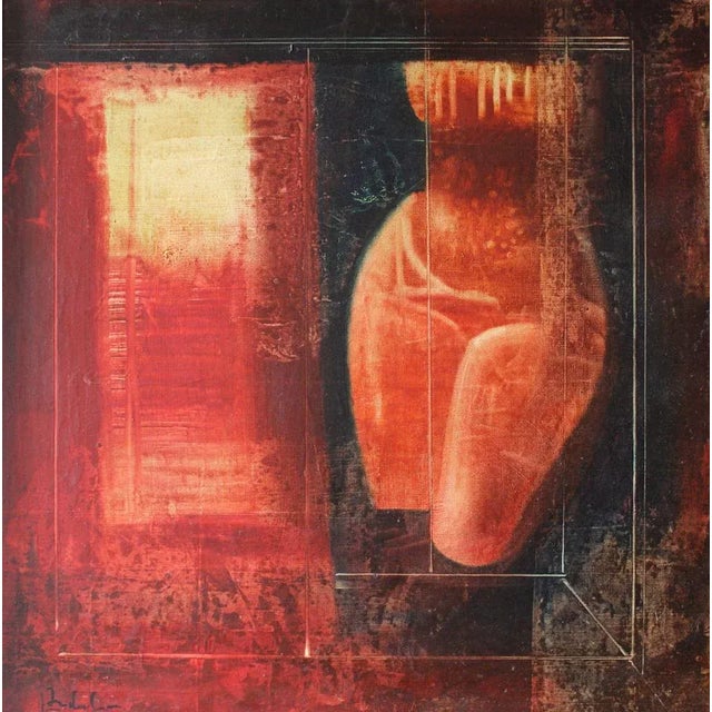 Juris Zvirbulis, Transcendental Vision, Oil on Canvas, 1970s For Sale - Image 7 of 7