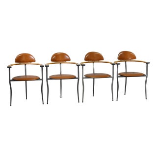 Vintage Italian Marilyn Chairs by Arrben, 1970s, Set of 4 For Sale