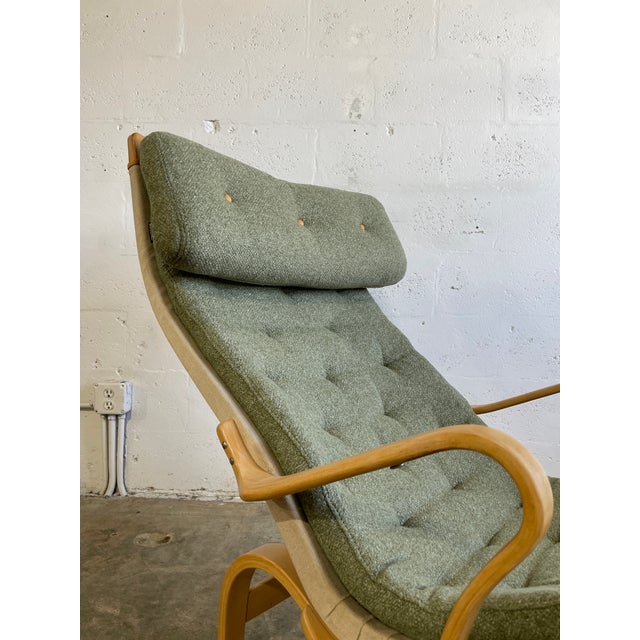 Wood Bruno Mathsson Pernilla Lounge Chair for Dux Sweden For Sale - Image 7 of 11
