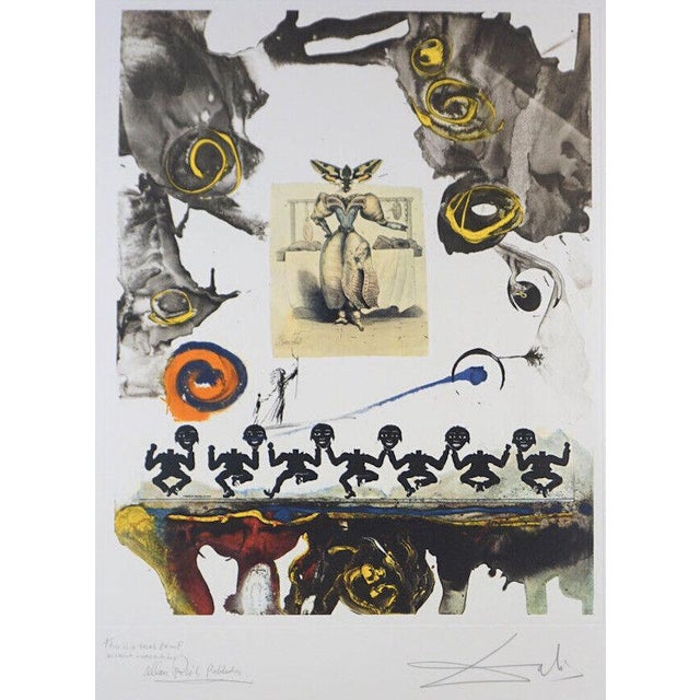 ARTIST: Salvador Dali TITLE: Memories of Surrealism Surrealist Gastronomy Trial Proof MEDIUM: Etching SIGNED: Hand Signed...