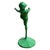 1922 Model T-301 Nude Art Deco Dancing Nymph Green Ashtray Stand by Frankart For Sale - Image 4 of 7