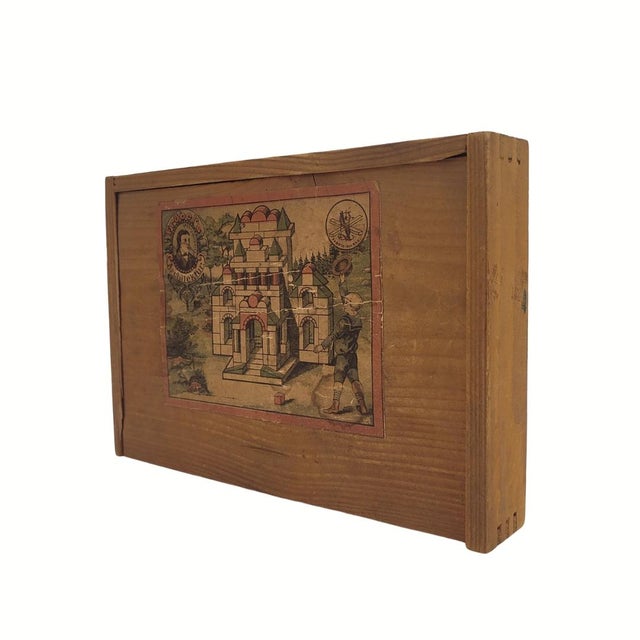 "Fröbel's Architecture" board game, based on the work of Friedrich Fröbel, early 20th century - Germany Type: Board game...