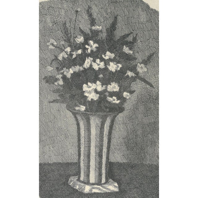 Giorgio Morandi, Jasmine in a Striped Vase, 1932-1957, Lithograph For Sale - Image 4 of 7