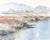Impressionist Bomier Impressionist Edge of the Lake Watercolor Landscape 1980s For Sale - Image 3 of 4