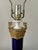 Late 20th Century Late 20th Century French Sèvres Style Porcelain and Gold Table Lamp With Shade For Sale - Image 5 of 12