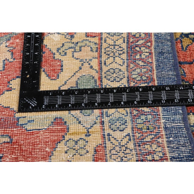 Textile Late 19th Century Persian Sultanabad Rug, 13'11 X 19'02 For Sale - Image 7 of 10