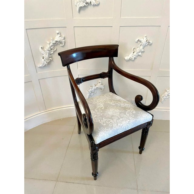 Antique Regency Mahogany Desk Chair For Sale - Image 13 of 13