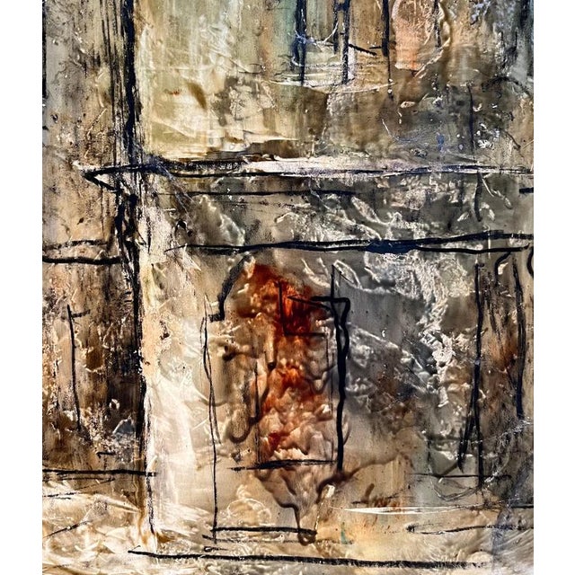 Vivaldo Martini, City Facades, Oil on Canvas, 1963 For Sale - Image 6 of 10